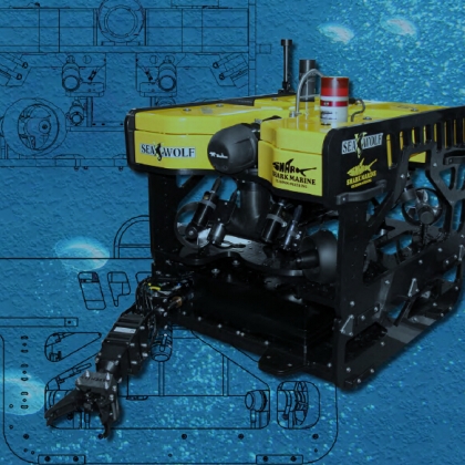 大洋经略代理新一代智能水下机器人ROV Sea-Wolf 5 水下航行器