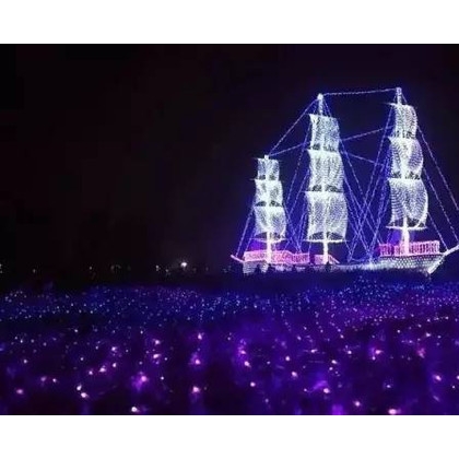 浪漫灯光展道具租赁