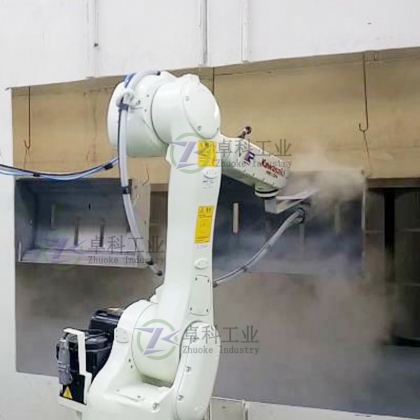 喷粉机器人工作站 五金件喷粉机械手臂 专业喷粉设备生产家
