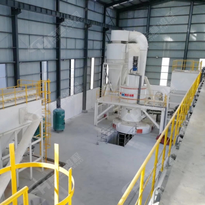 河南轻烧白云石灰粉生产线大型矿石粉体雷蒙磨粉机