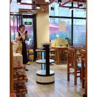 提供全国 送餐机器人租赁 三层托盘机器人