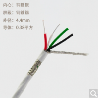 特氟龙镀银三芯,四芯,六芯仪表屏蔽镀银线