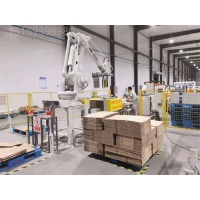 全自动码垛机器人是纸箱厂自动化工厂建设的趋势