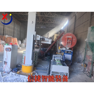 在农产品加工中，立柱机器人绿豆码垛应用