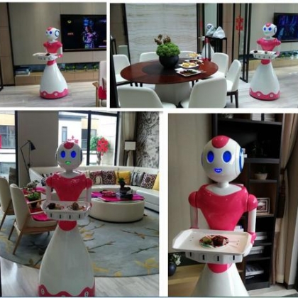 服务机器人智能表演送餐活动迎宾机器人