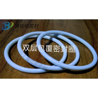 双层四氟包覆圈PTFE矩形包覆圈PFA/FEP包覆圈