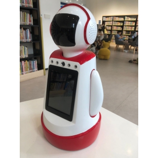 老人八大时光点江智桌面款小暖心8寸竖屏康养机器人